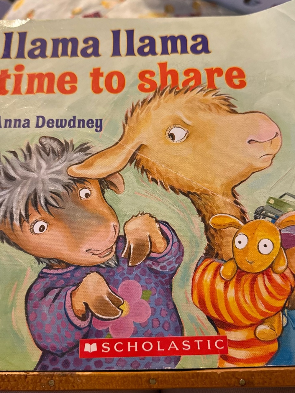 Llama Llama Time to Share by Anna Dewdney Scholastic Children’s Book